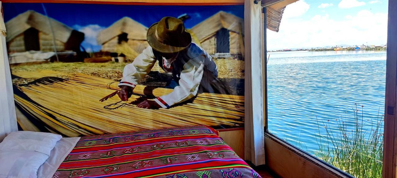 Titicaca Habitacion Panoramica Vista Al Amanecer Villa Puno Luaran gambar