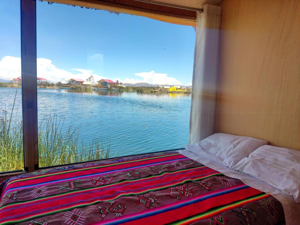 Titicaca Habitacion Panoramica Vista Al Amanecer Villa Puno Luaran gambar