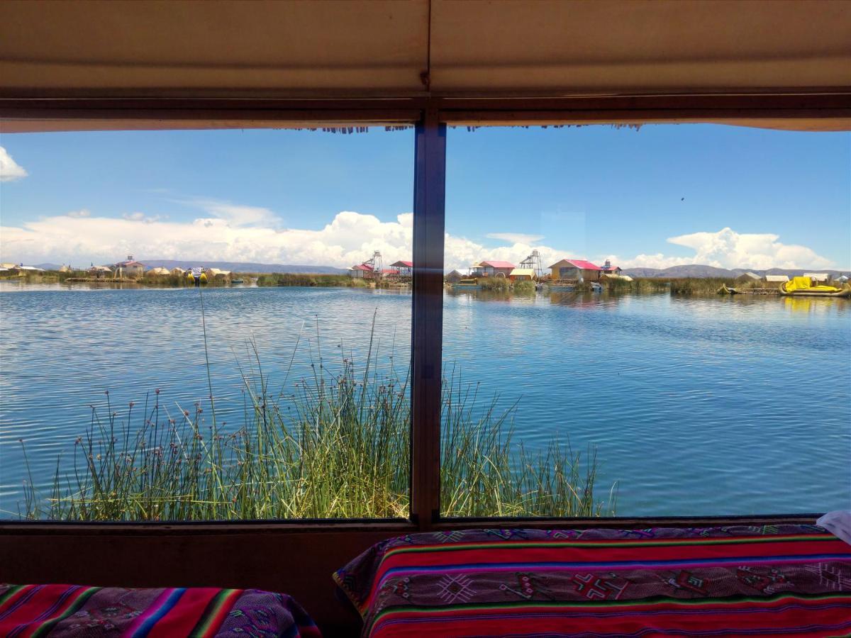 Titicaca Habitacion Panoramica Vista Al Amanecer Villa Puno Luaran gambar