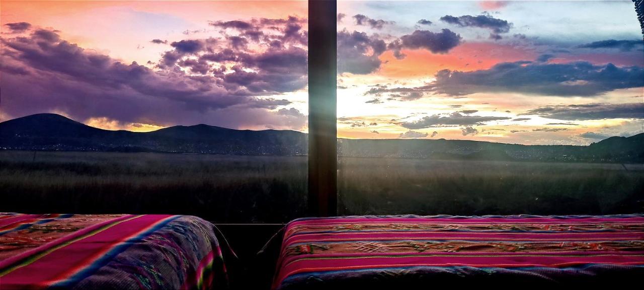 Titicaca Habitacion Panoramica Vista Al Amanecer Villa Puno Luaran gambar