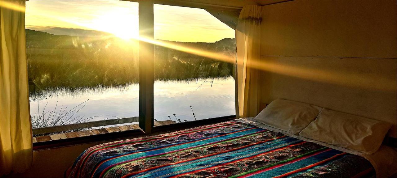 Titicaca Habitacion Panoramica Vista Al Amanecer Villa Puno Luaran gambar