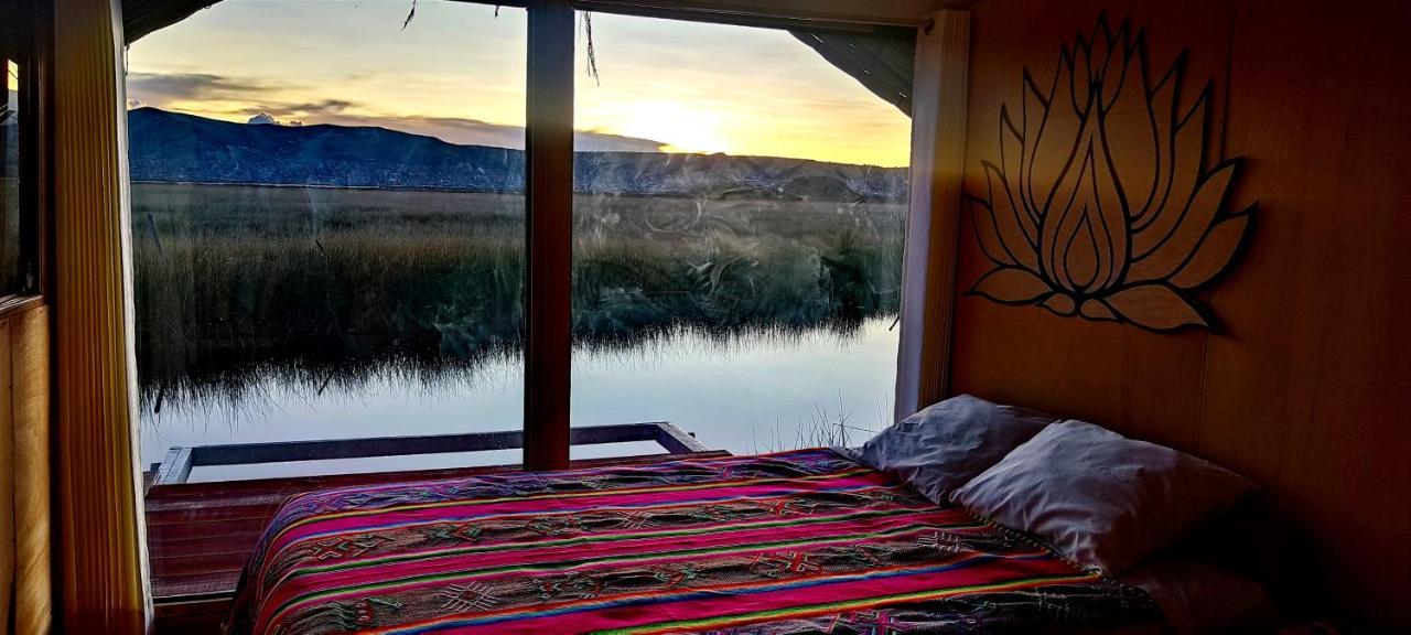 Titicaca Habitacion Panoramica Vista Al Amanecer Villa Puno Luaran gambar