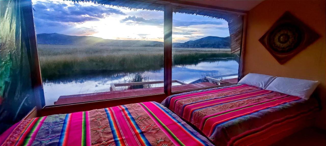 Titicaca Habitacion Panoramica Vista Al Amanecer Villa Puno Luaran gambar