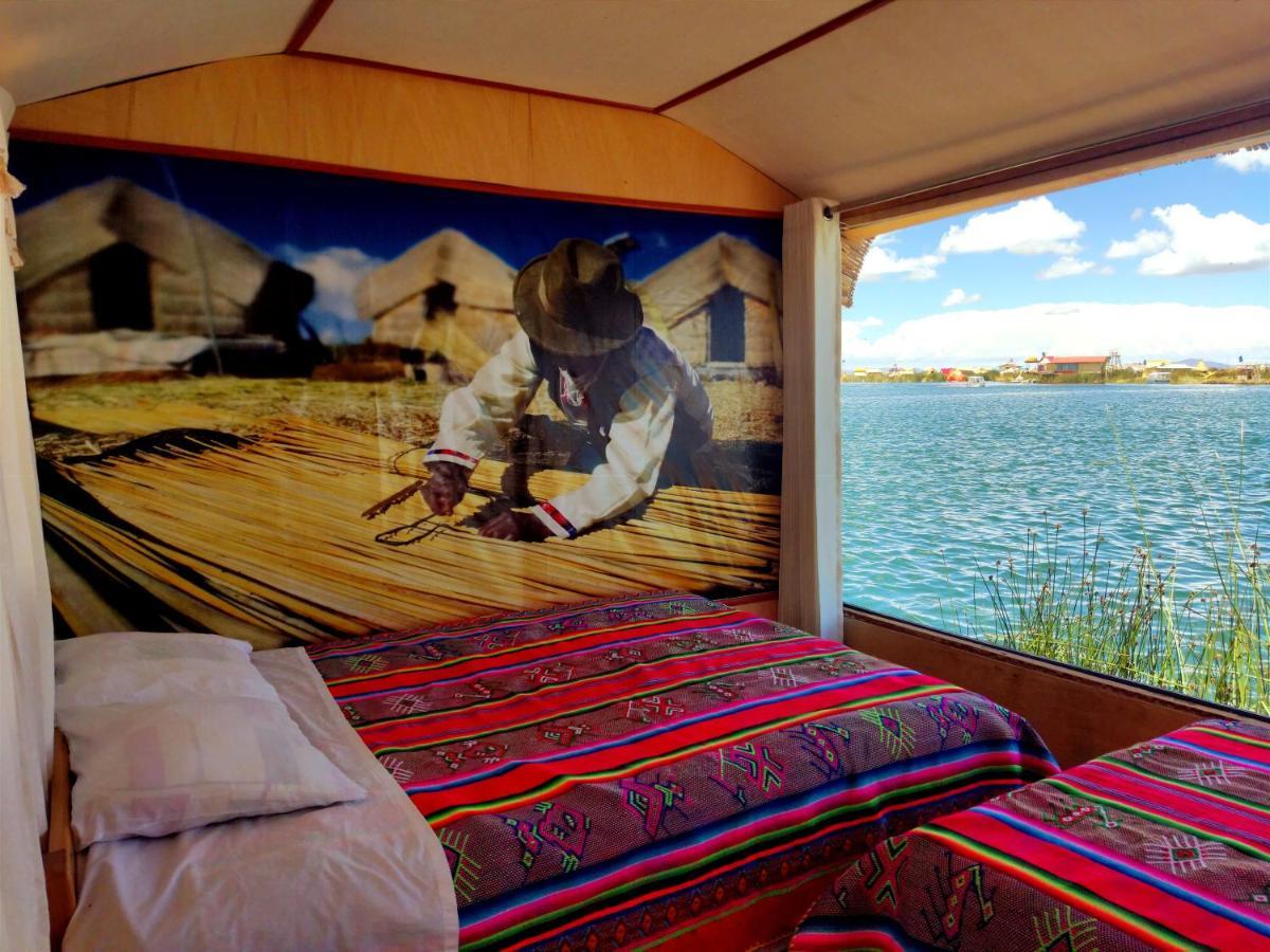 Titicaca Habitacion Panoramica Vista Al Amanecer Villa Puno Luaran gambar