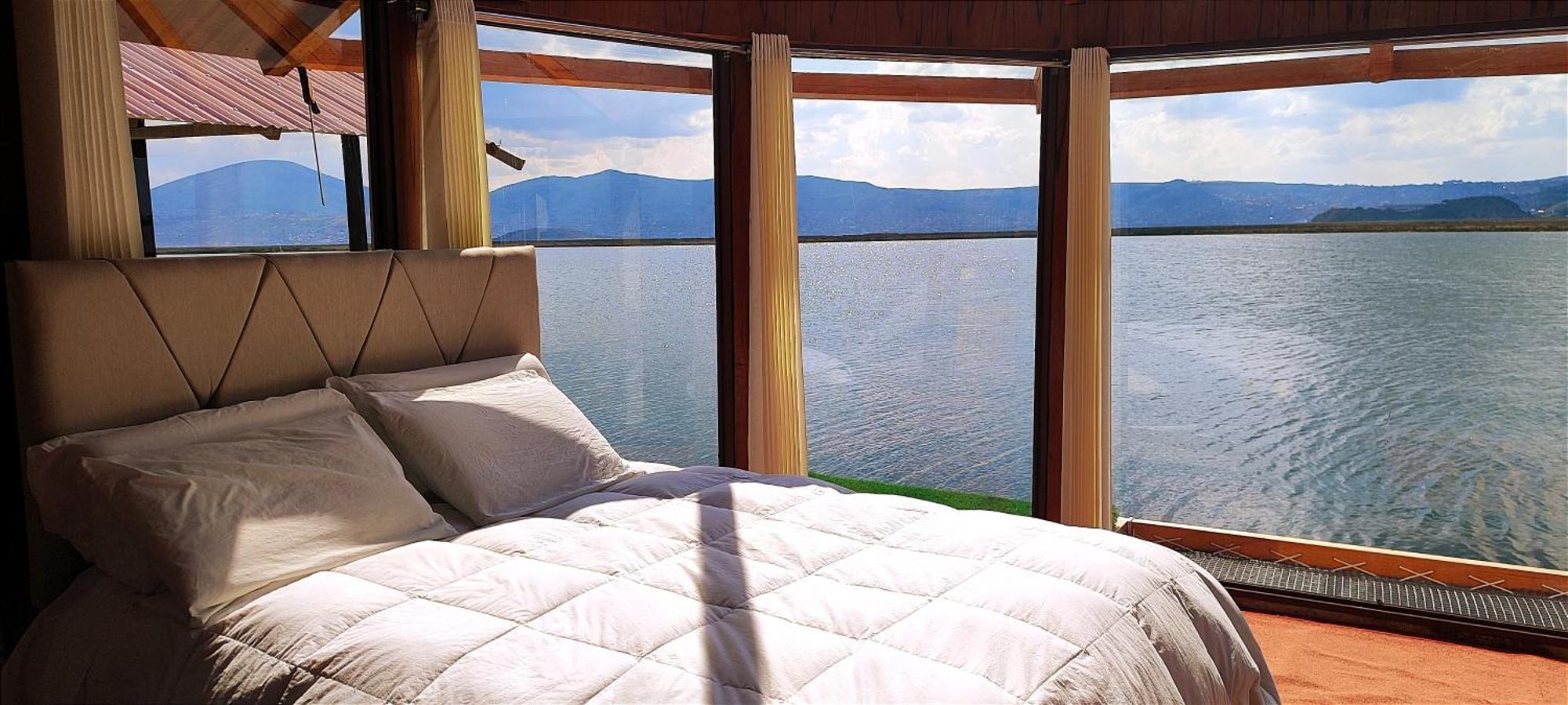 Titicaca Habitacion Panoramica Vista Al Amanecer Villa Puno Luaran gambar